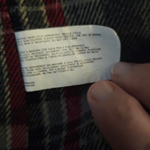 Nautica Women's Removable Plaid Lined Hooded Water Resistant Jacket Size 1X Navy - Picture 7 of 7